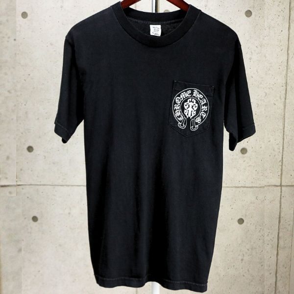 CHROME HEARTS American Flag Vine Dagger T-Shirt Black Size M