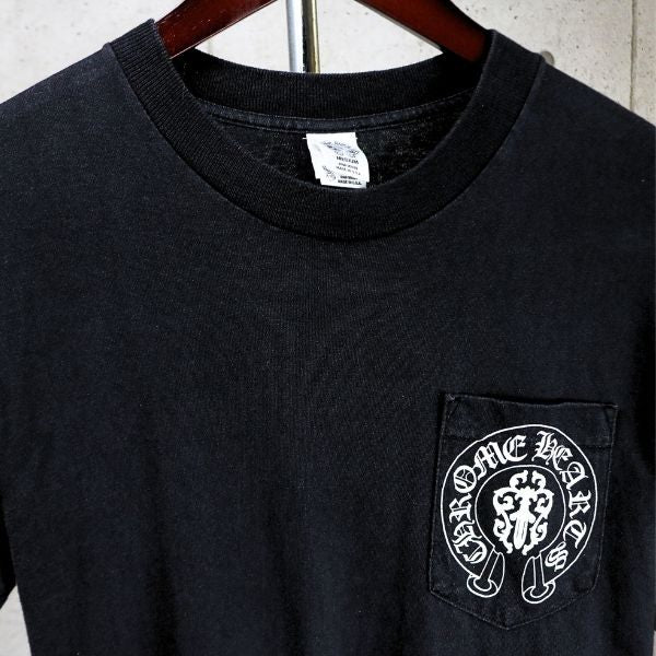 CHROME HEARTS American Flag Vine Dagger T-Shirt Black Size M