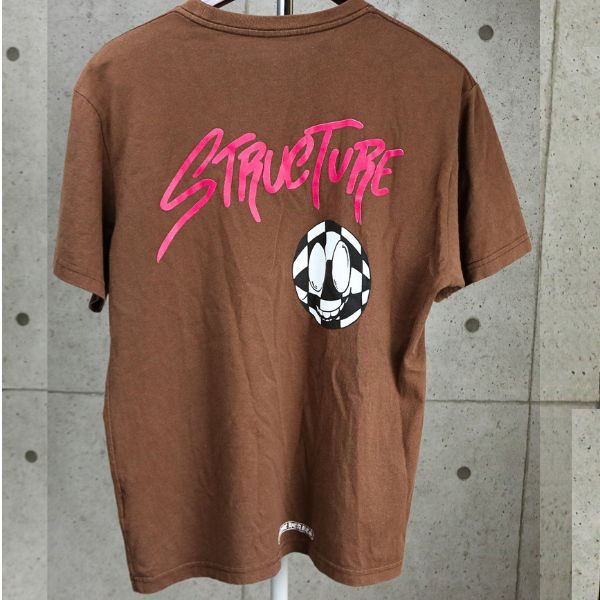 CHROME HEARTS PPO Matty Boy STRUCTURE T-Shirt Brown Size L