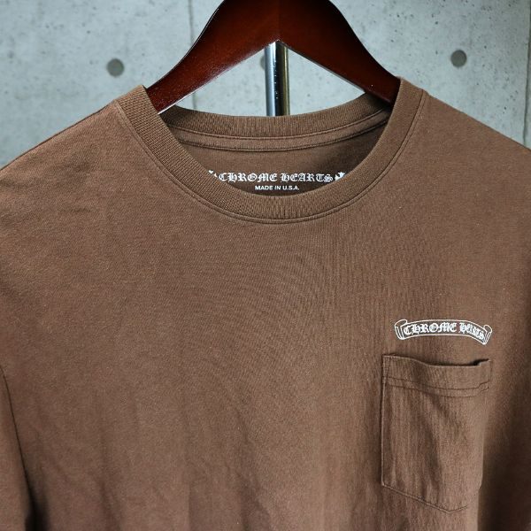 CHROME HEARTS PPO Matty Boy STRUCTURE T-Shirt Brown Size L