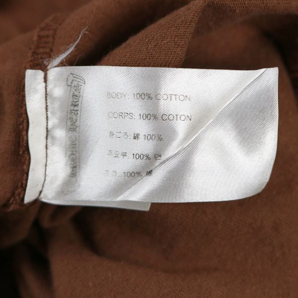 CHROME HEARTS PPO Matty Boy STRUCTURE T-Shirt Brown Size L