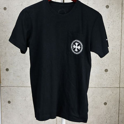 CHROME HEARTS CH Plus Circle Print T-Shirt Black Size S
