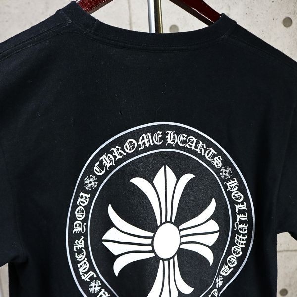 CHROME HEARTS CH Plus Circle Print T-Shirt Black Size S