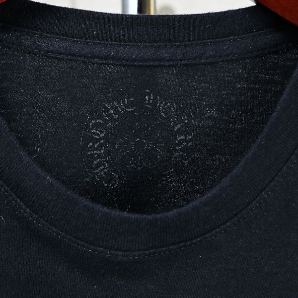 CHROME HEARTS CH Plus Circle Print T-Shirt Black Size S
