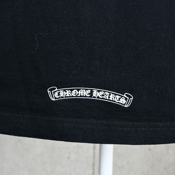 CHROME HEARTS CH Plus Circle Print T-Shirt Black Size S