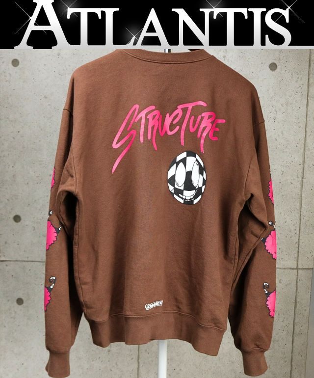 CHROME HEARTS PPO Matty Boy STRUCTURE Crewneck Brown Size L