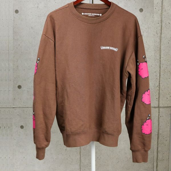 CHROME HEARTS PPO Matty Boy STRUCTURE Crewneck Brown Size L