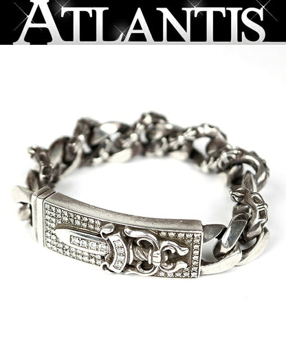 CHROME HEARTS Fancy Link Bracelet Silver Size ONE SIZE