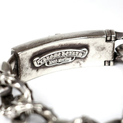 CHROME HEARTS Fancy Link Bracelet Silver Size ONE SIZE