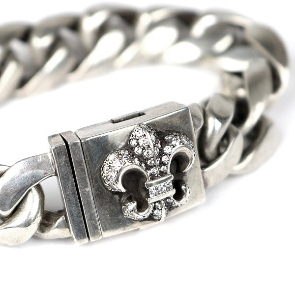 CHROME HEARTS Classic Link BS Bracelet Silver Size ONE SIZE
