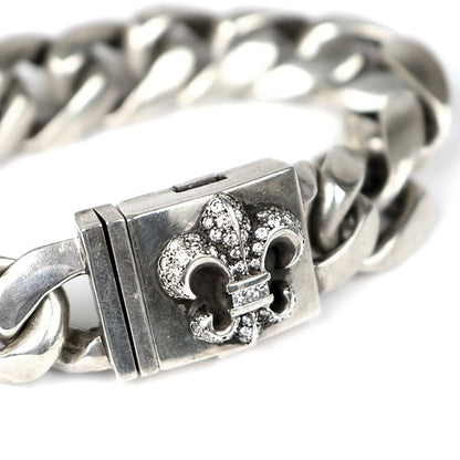 CHROME HEARTS Classic Link BS Bracelet Silver Size ONE SIZE
