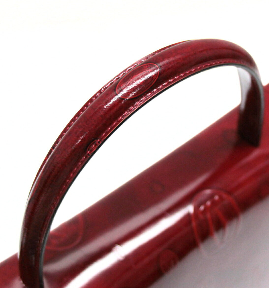 Cartier Happy Birthday Leather Handbag Red Size ONE SIZE
