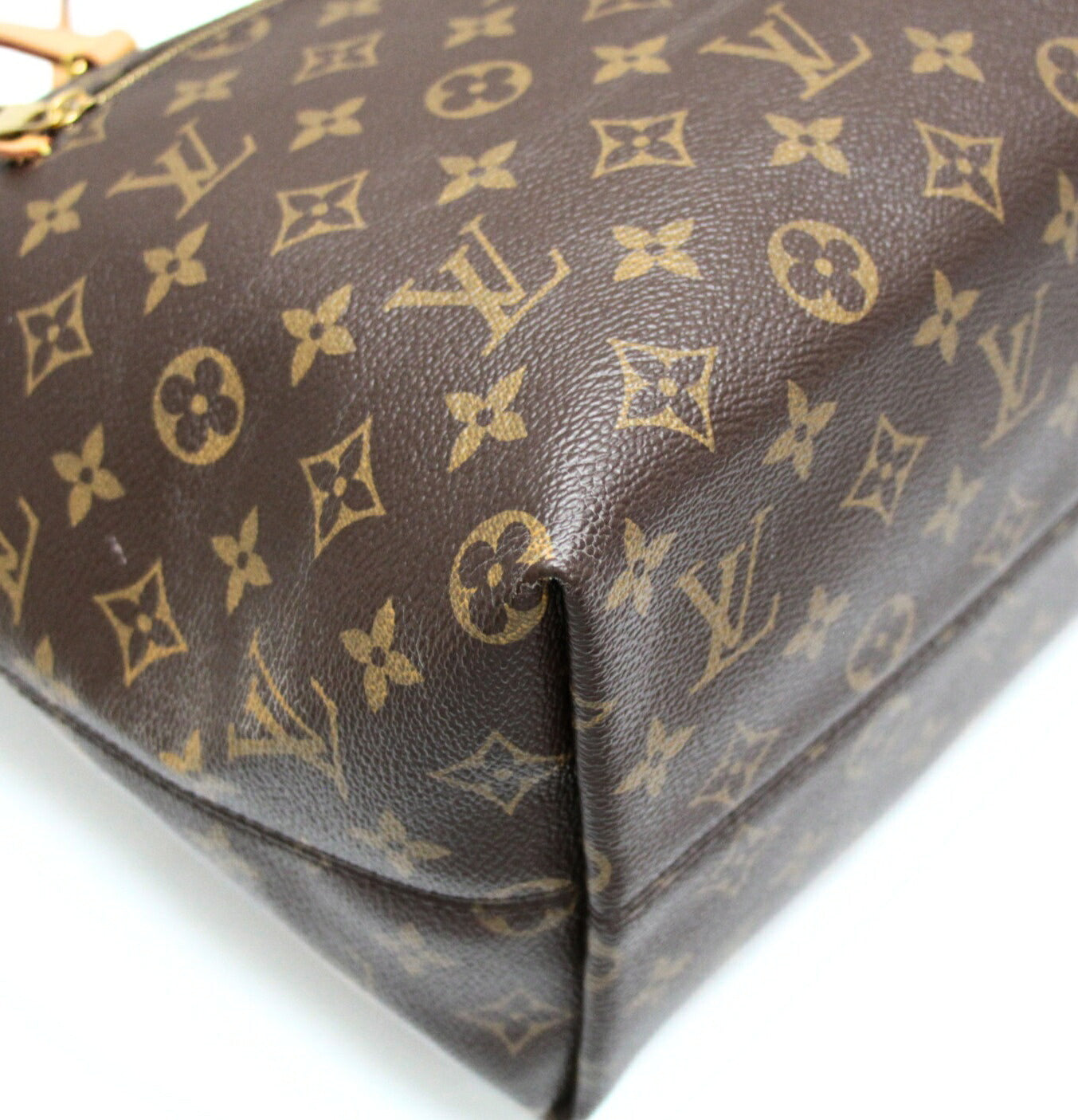 Louis Vuitton Monogram Iena MM Tote Bag Brown Size ONE SIZE