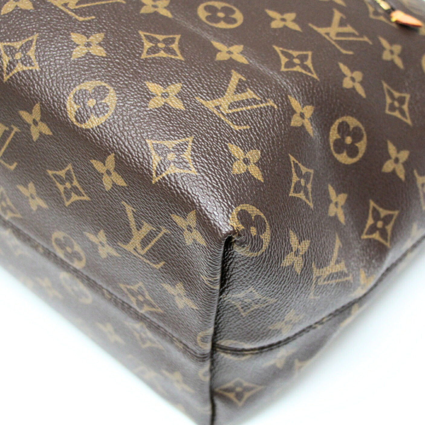 Louis Vuitton Monogram Iena MM Tote Bag Brown Size ONE SIZE