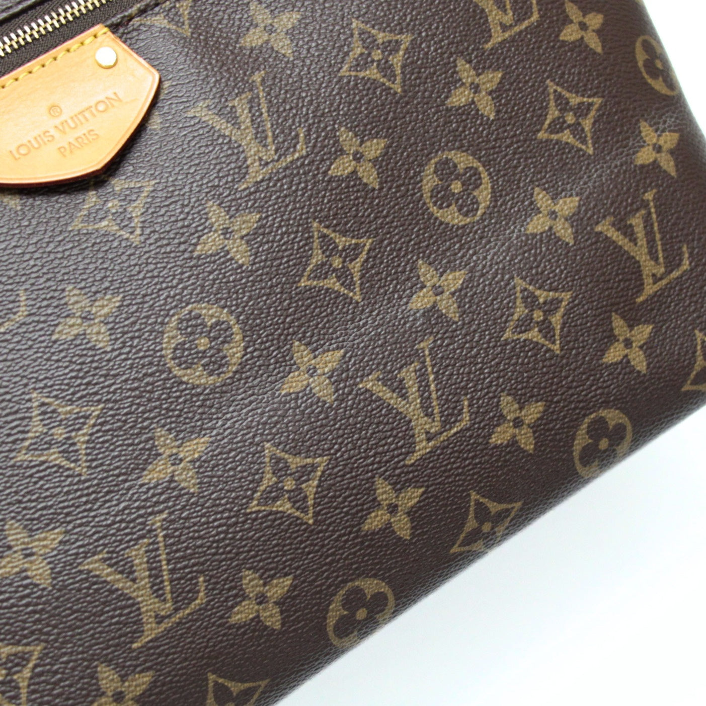 Louis Vuitton Monogram Iena MM Tote Bag Brown Size ONE SIZE