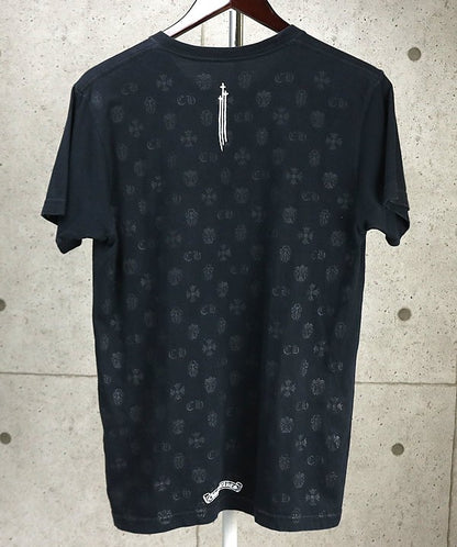 CHROME HEARTS Horseshoe Back Multi T-Shirt Black Size M