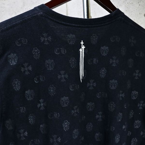 CHROME HEARTS Horseshoe Back Multi T-Shirt Black Size M