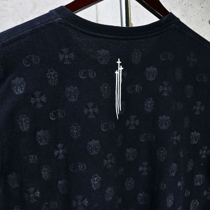CHROME HEARTS Horseshoe Back Multi T-Shirt Black Size M