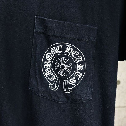 CHROME HEARTS Horseshoe Back Multi T-Shirt Black Size M