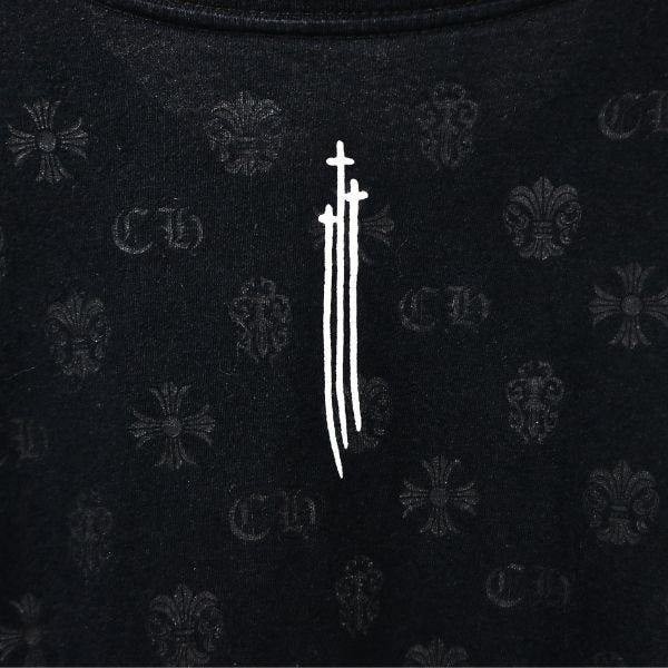 CHROME HEARTS Horseshoe Back Multi T-Shirt Black Size M