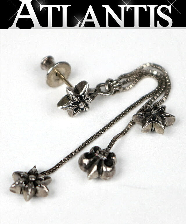 CHROME HEARTS JOJO Star BS Silver Earrings Size ONE SIZE