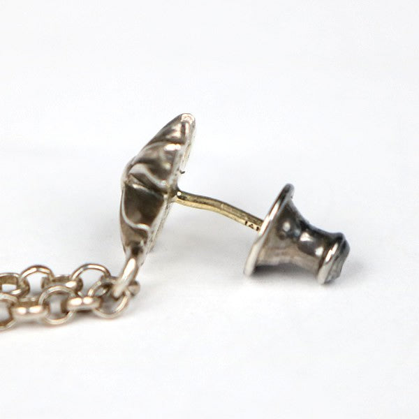 CHROME HEARTS CH Plus Chain Silver Earrings Size ONE SIZE