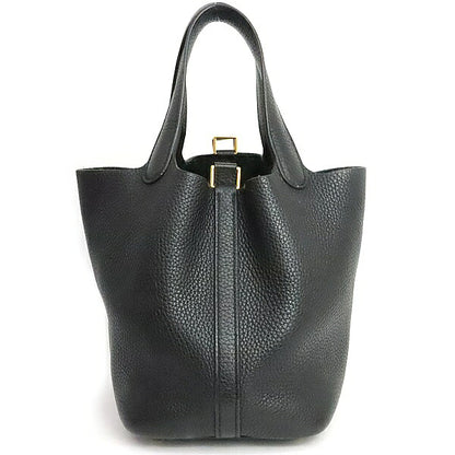 HERMES Picotin Lock PM Taurillon Clemence 2020 Black