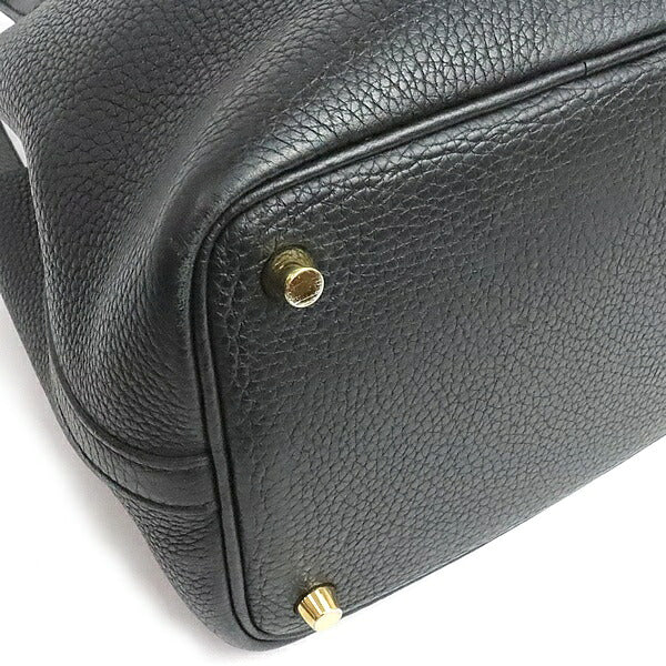 HERMES Picotin Lock PM Taurillon Clemence 2020 Black