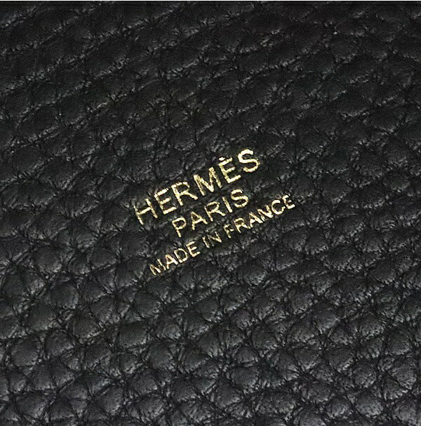 HERMES Picotin Lock PM Taurillon Clemence 2020 Black