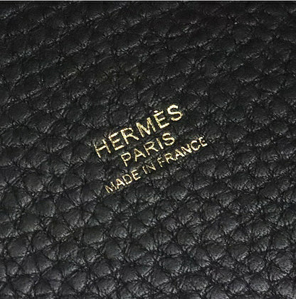 HERMES Picotin Lock PM Taurillon Clemence 2020 Black