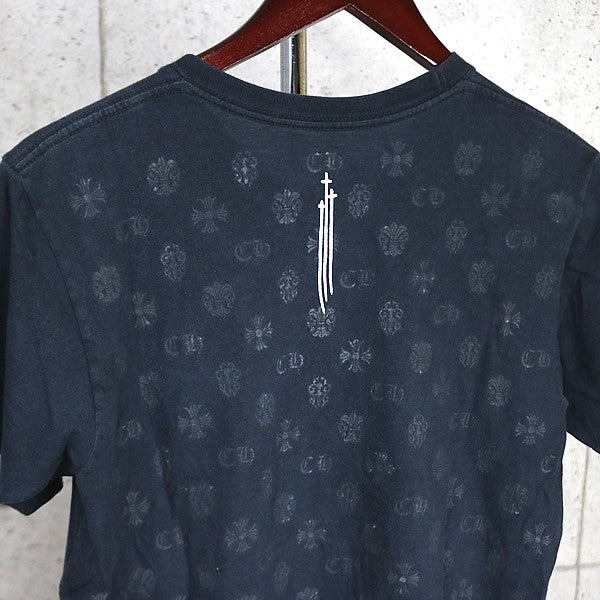 CHROME HEARTS RS3 Multi Motif Black T-Shirt Size L