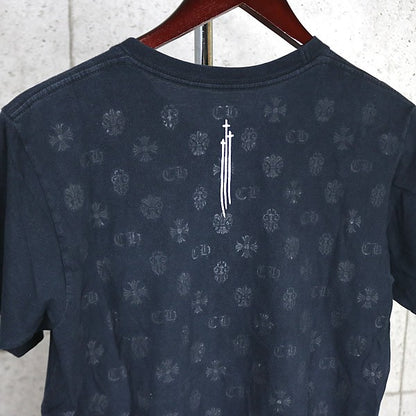 CHROME HEARTS RS3 Multi Motif Black T-Shirt Size L