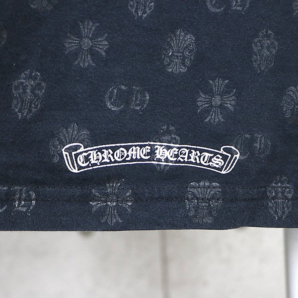 CHROME HEARTS RS3 Multi Motif Black T-Shirt Size L