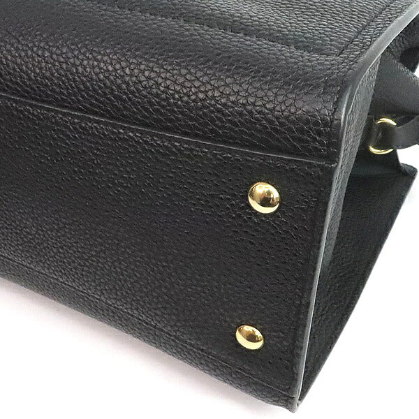 Salvatore Ferragamo Amy Leather Handbag Black Size ONE SIZE