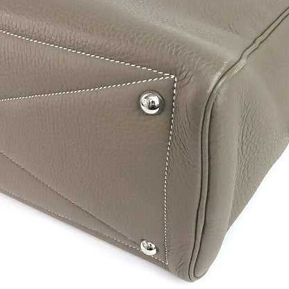 HERMES Victoria 35 Taurillon Bag Etoupe Size ONE SIZE