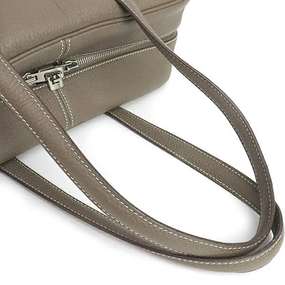 HERMES Victoria 35 Taurillon Bag Etoupe Size ONE SIZE