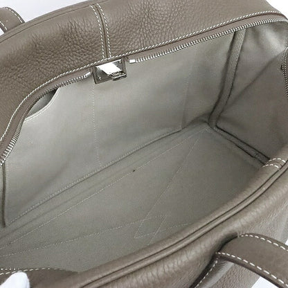 HERMES Victoria 35 Taurillon Bag Etoupe Size ONE SIZE