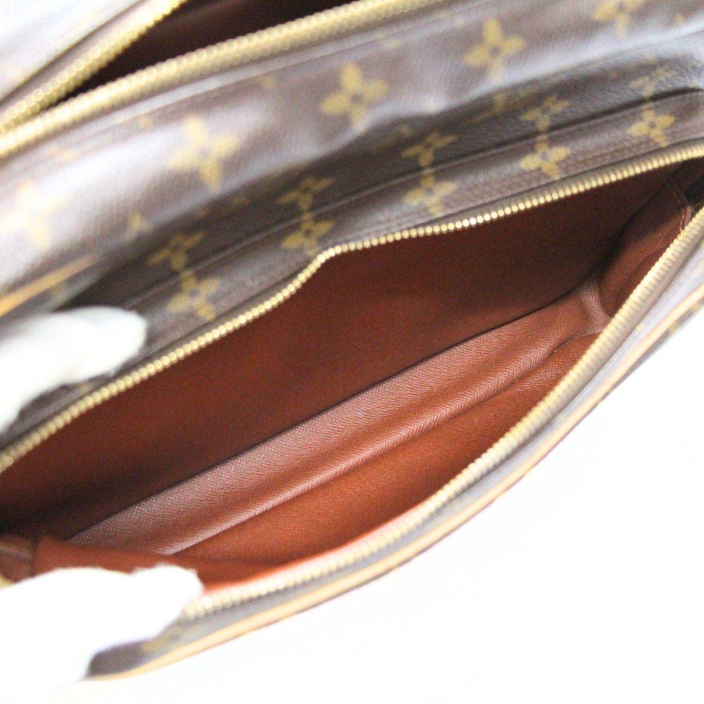 Louis Vuitton Monogram Nile Shoulder Bag Brown Size ONE SIZE