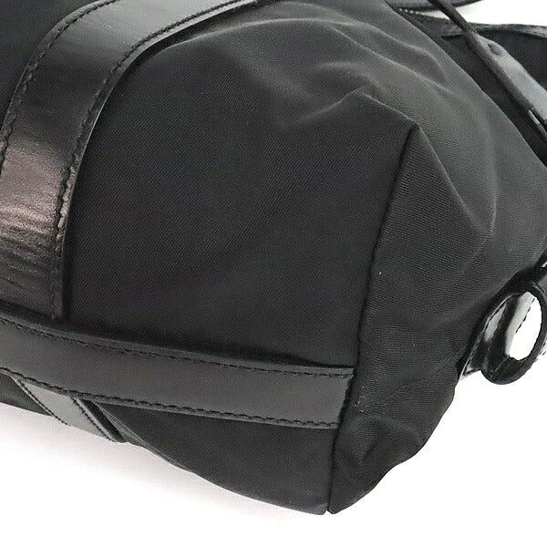 PRADA Triangle Logo Nylon Leather Bag BR3249 Size ONE SIZE
