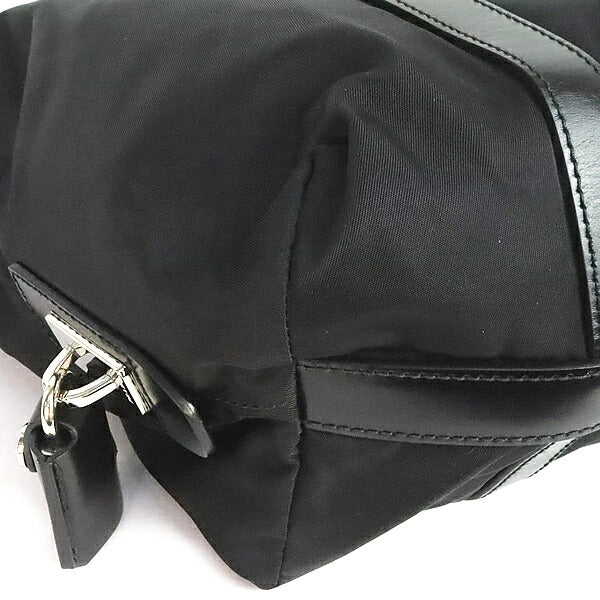 PRADA Triangle Logo Nylon Leather Bag BR3249 Size ONE SIZE