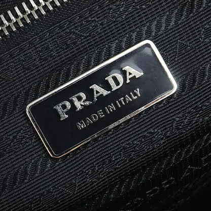 PRADA Triangle Logo Nylon Leather Bag BR3249 Size ONE SIZE
