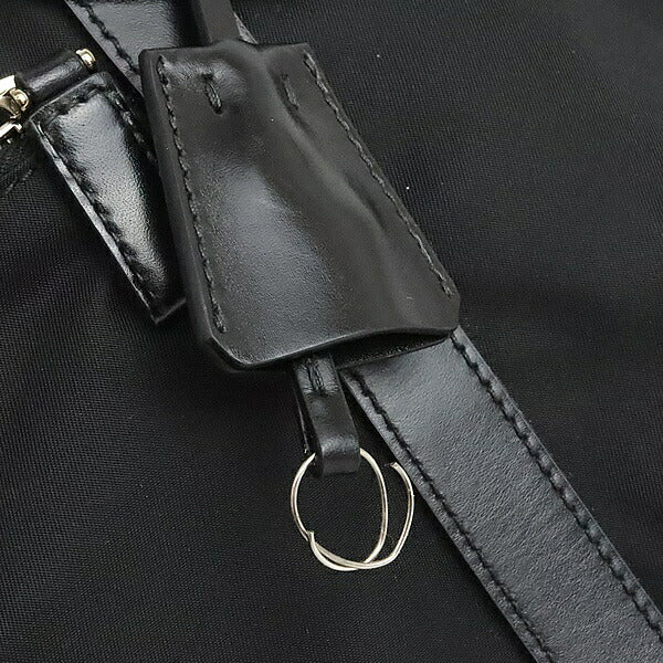 PRADA Triangle Logo Nylon Leather Bag BR3249 Size ONE SIZE