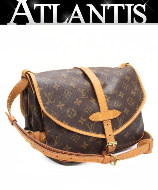 Louis Vuitton Saumur Monogram Sandals Brown
