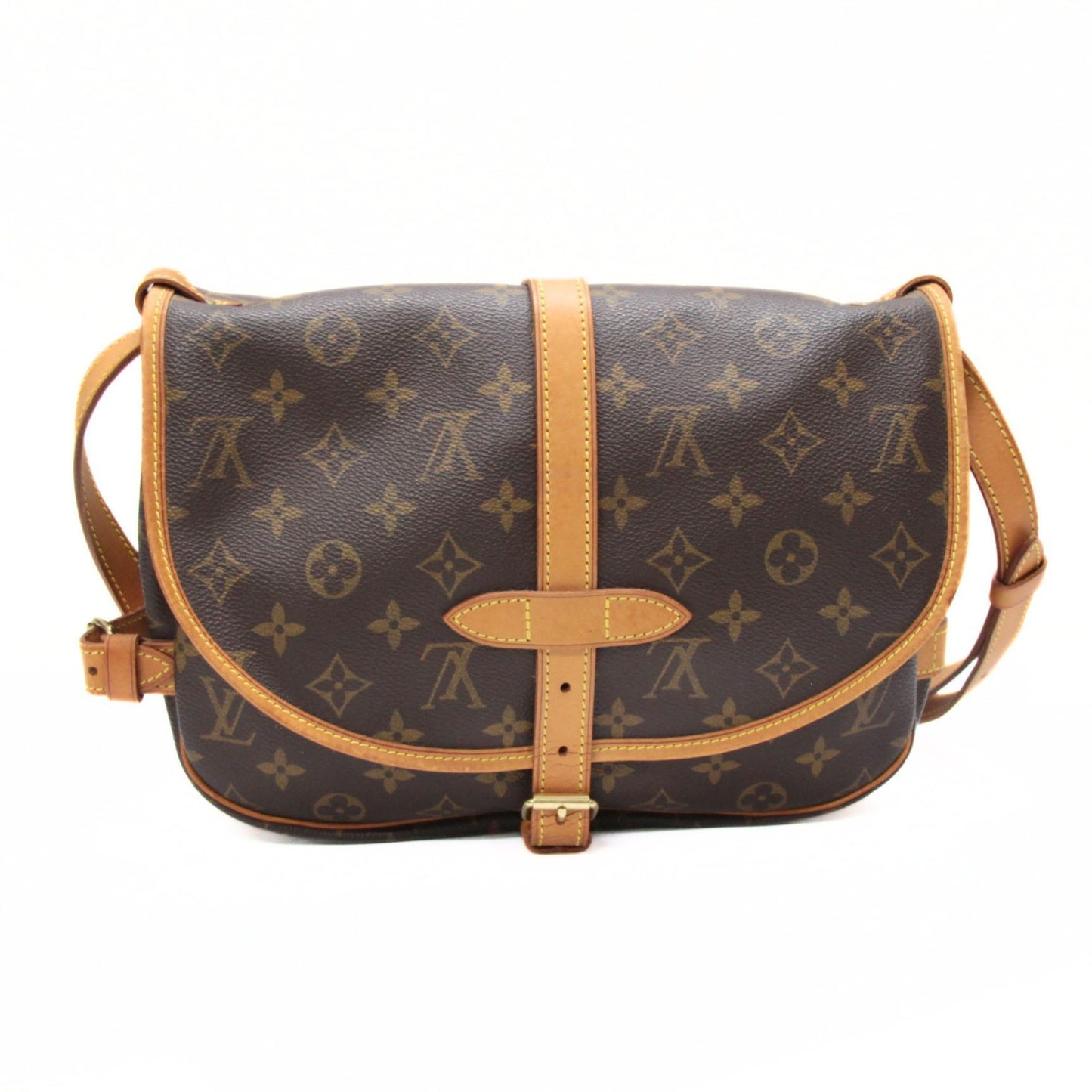 Louis Vuitton Saumur Monogram Sandals Brown