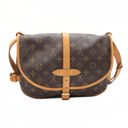 Louis Vuitton Saumur Monogram Sandals Brown