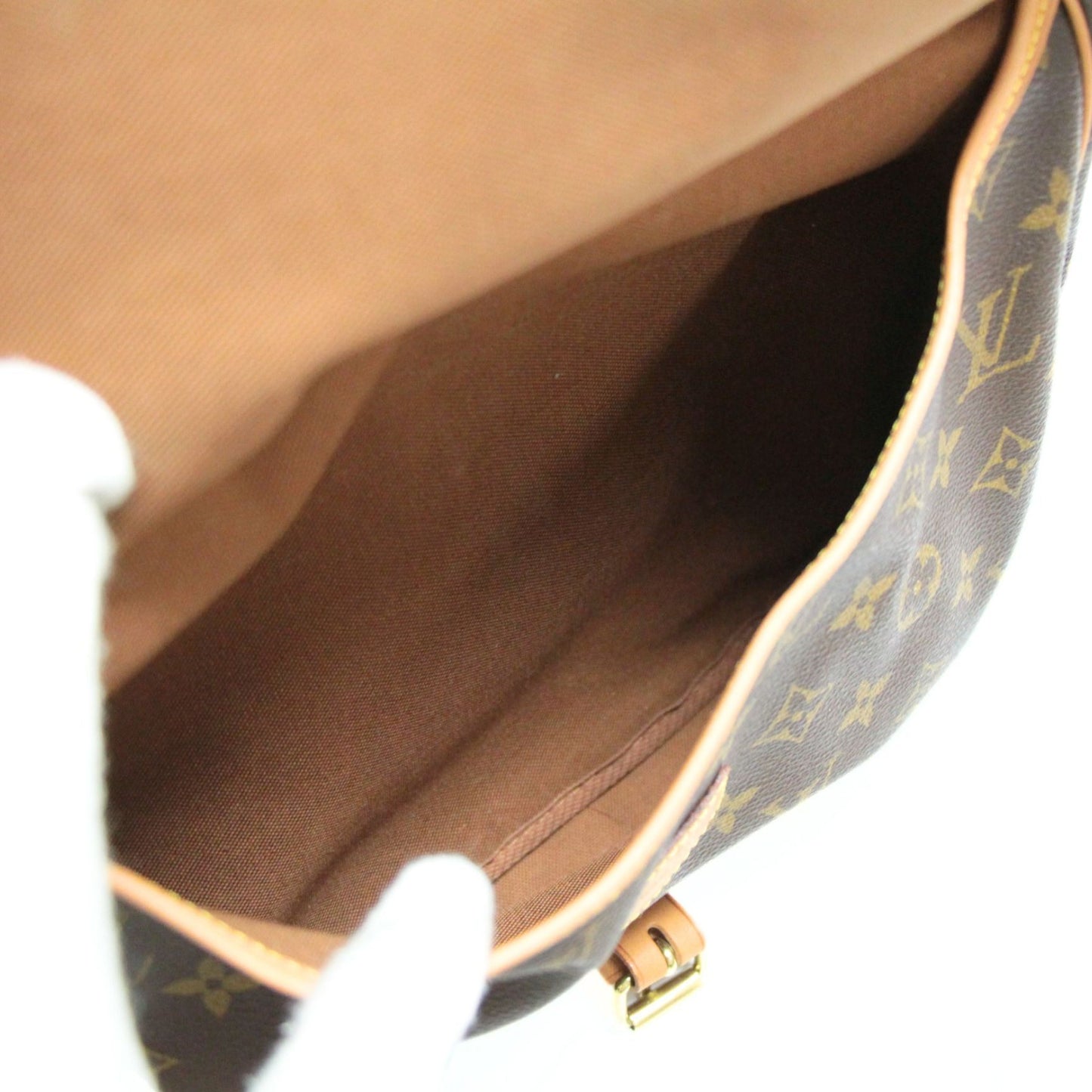 Louis Vuitton Saumur Monogram Sandals Brown