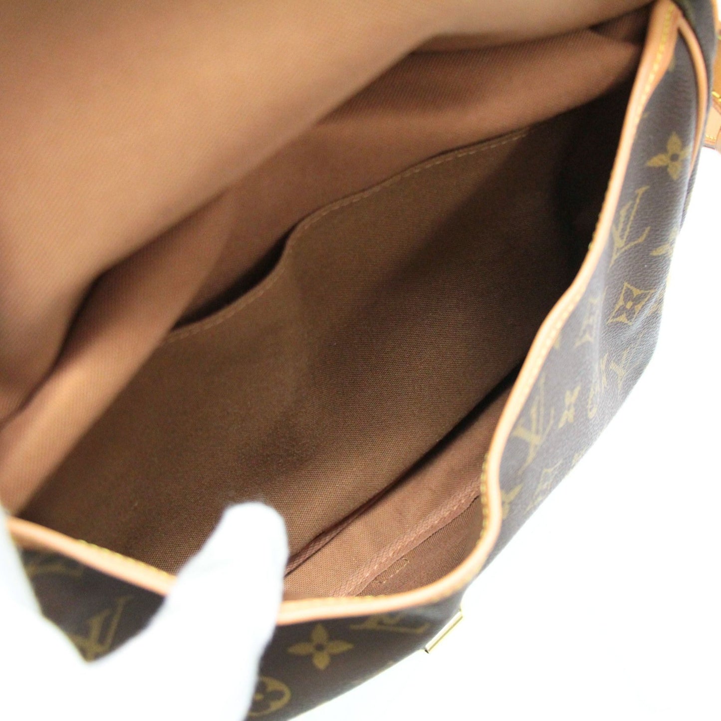 Louis Vuitton Saumur Monogram Sandals Brown