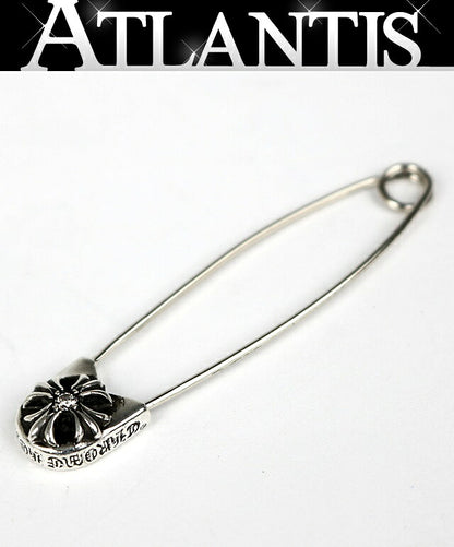 CHROME HEARTS Large Safety Pin Pendant SV925 Size ONE Silver