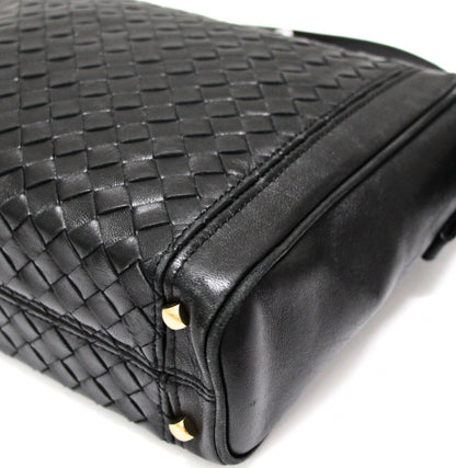 BOTTEGA VENETA Vintage Intrecciato Bag Black Size ONE SIZE