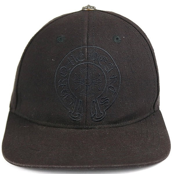 CHROME HEARTS Horseshoe Trucker Silver Black Size ONE SIZE